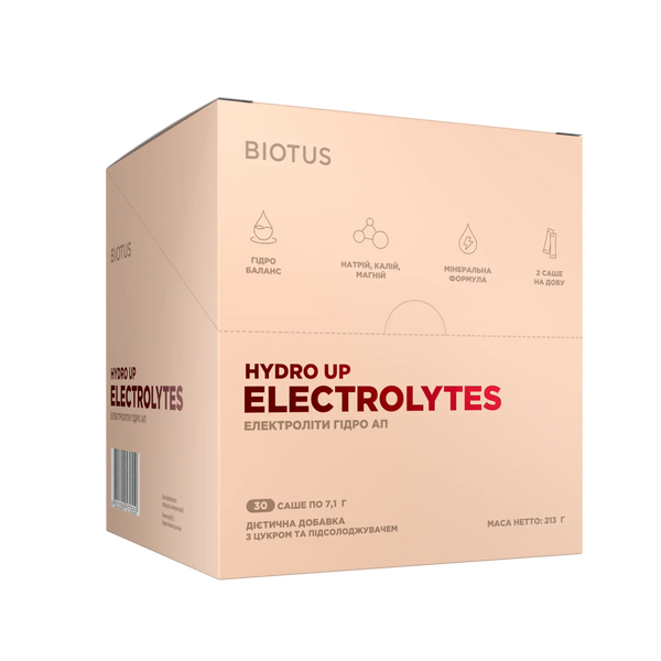 Электролиты Гидро Ап Biotus 7.1г 30 саше BIO-570550 фото