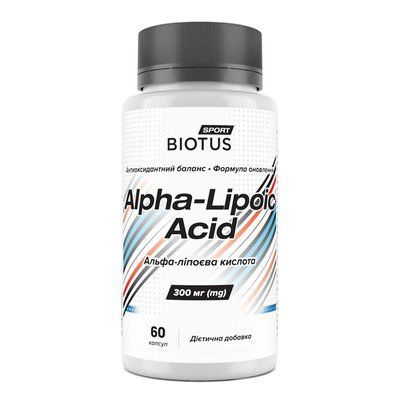 Альфа-липоевая кислота (Alpha Lipoic Acid) Biotus, 60 капсул BIO-533242 фото