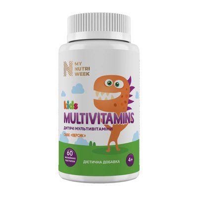 My Nutri Week Kids Multivitamins мультивитамины для детей, 60 пастилок MNW-570031 фото