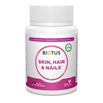Волосы, кожа и ногти, 30 таблеток Hair, Skin & Nails, Biotus BIO-531194 фото