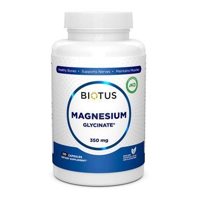 Магний&nbsp;глицинат,&nbsp;Magnesium&nbsp;Glycinate,&nbsp;120&nbsp;капсул Biotus BIO-531293 фото