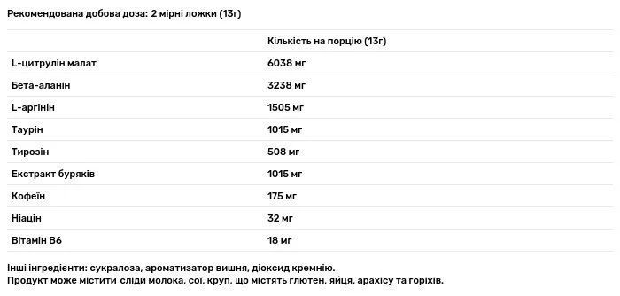 Предтренировочный комплекс для энергии, Pre-Workout Boost, Biotus, 350 г (Вишня) BIO-532412 фото