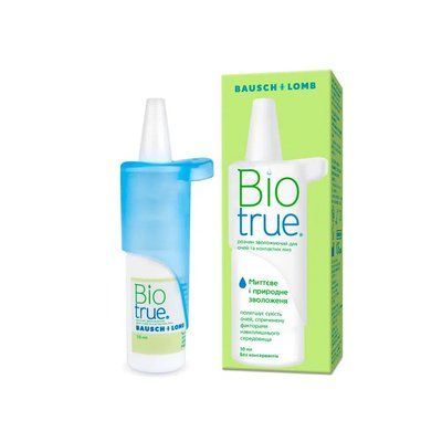 Увлажняющие Капли Bausch & Lomb Biotrue Drops В фото